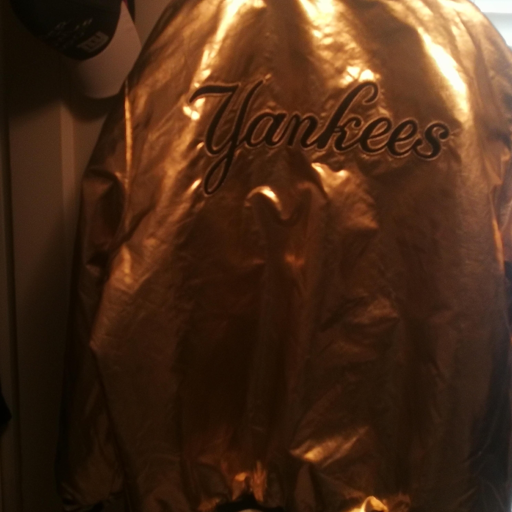 Gold Bomber Jacket